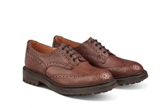 TKS ILKLEY Commando Sole Brown Zug Grain