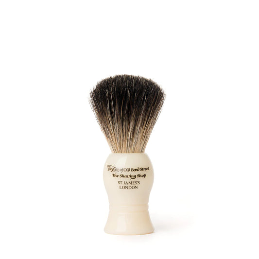 TYR Imit Ivory Pure Badger Shaving Brushes