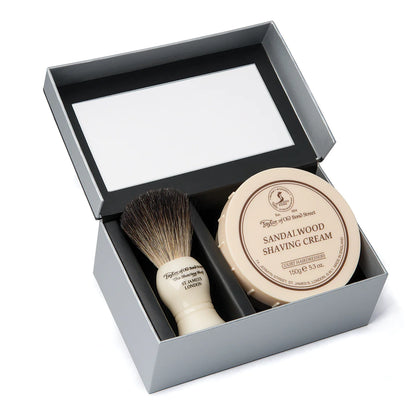 TYR Pure Badger & Sandalwood Shaving Cream Gift Box