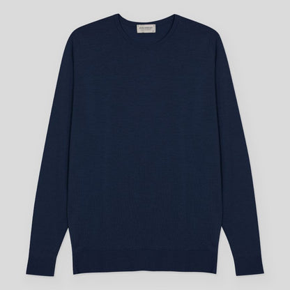 JSY LUNDY Men Merino Pullover Hemingway Blue
