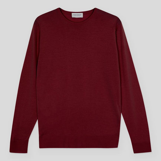 JSY LUNDY Men Merino Pullover Woolf Red