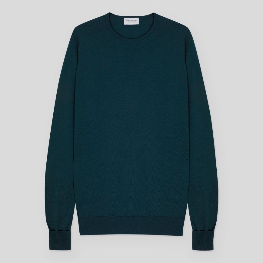JSY MARCUS Men Merino Pullover Richardson Green