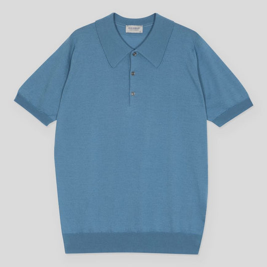 JSY PEAKS Men Merino X Cotton Shirt Azul