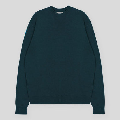 JSY POLLO Merino Crew Neck Pullover Richardson Green