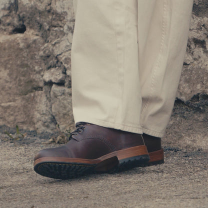GRL CASTLETON Traditional Service Shoe Horween Black