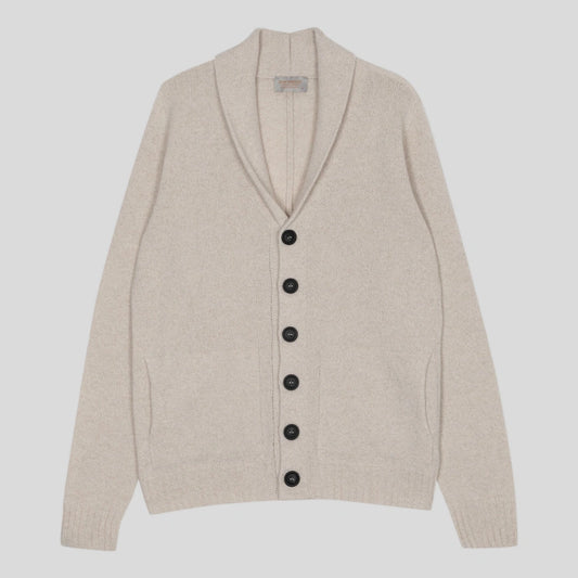 JSY ROCKFORD Men Cashmere X Merino Shawl Collar Jacket Pampas