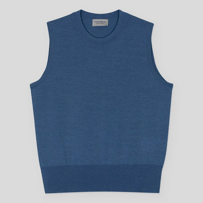 JSY RYLIE Women Merino X Cotton Top Sleeveless Ocean