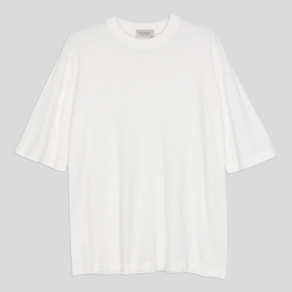 JSY TINDALL Men Sea Island Cotton T-Shirt White