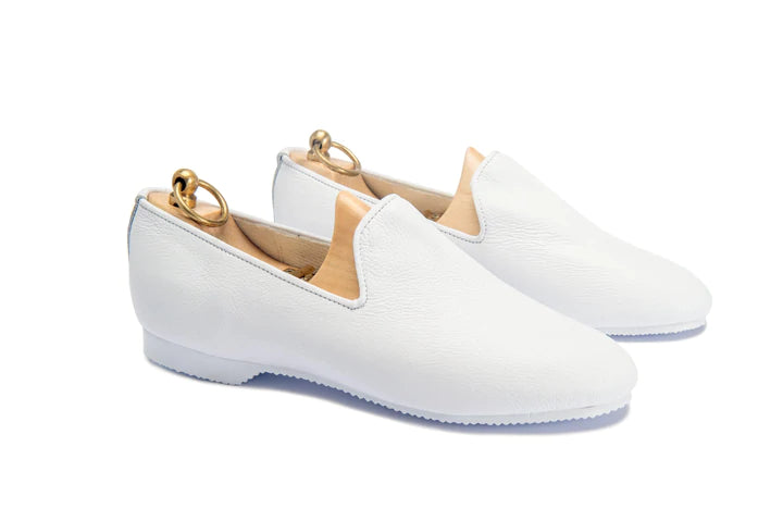 CNP HERVEY Slipper White Leather