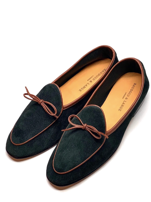 BLG X HOUSES SAGAN String Loafers Darmouth Green