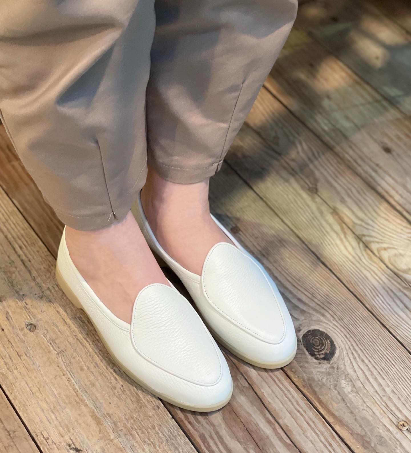BLG Women SAGAN Stride Blanc Casse Deerskin