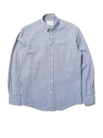 TSH Classic Button Down Oxford Shirt Navy Candy Stripe