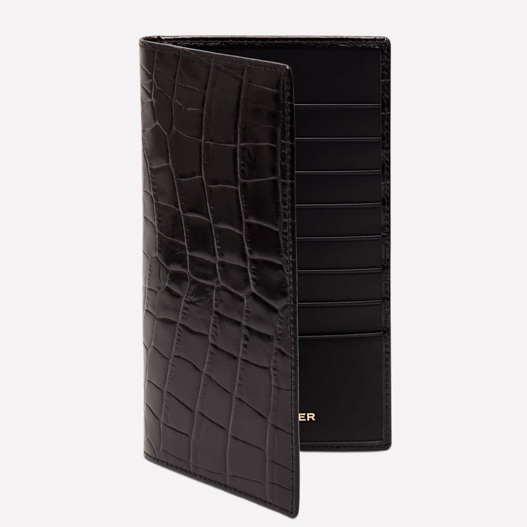 ETR CROCO Coat Wallet with 8 C/C