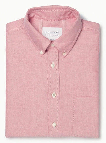 TSH Classic Button Down Oxford Shirt Rose