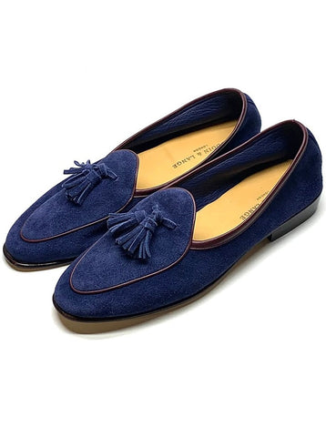 BLG X HOUSES SAGAN Tassel Loafers Indigo