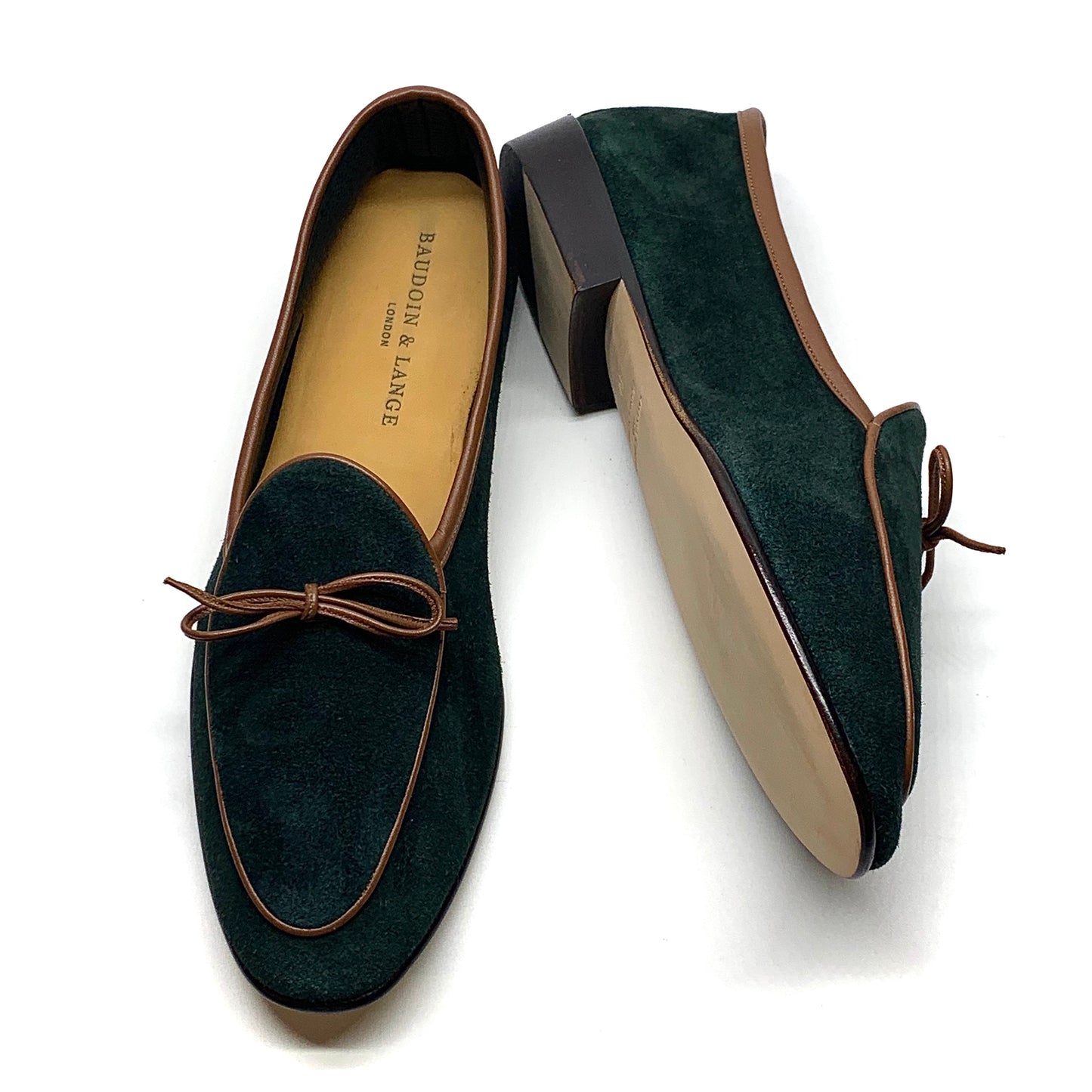 BLG X HOUSES SAGAN String Loafers Darmouth Green