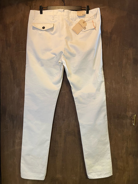 FTA NEW PENCES Single Pleated Trousers Off White