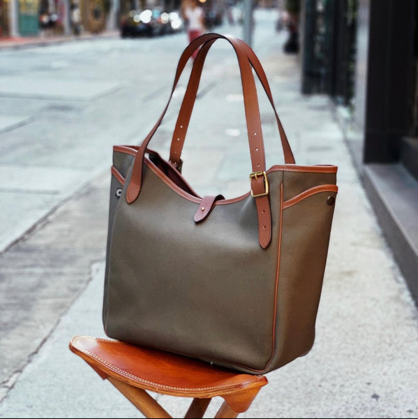 CRT ROSEDALE Canvas Curve Tote Bag