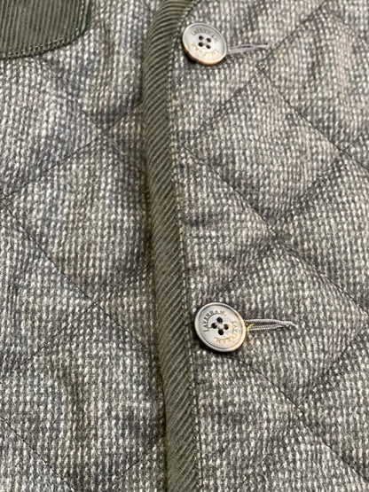 LAVENHAM x HOUSES HIGHTOWN Light Weight Wool Tweed Gilet Charcoal