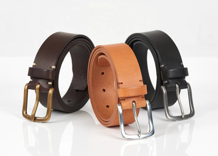 ALG ORIGINAL Belt - Walnut Brown / Brass