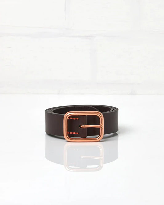 AWL PAVILION Belt - Walnut Brown / Copper