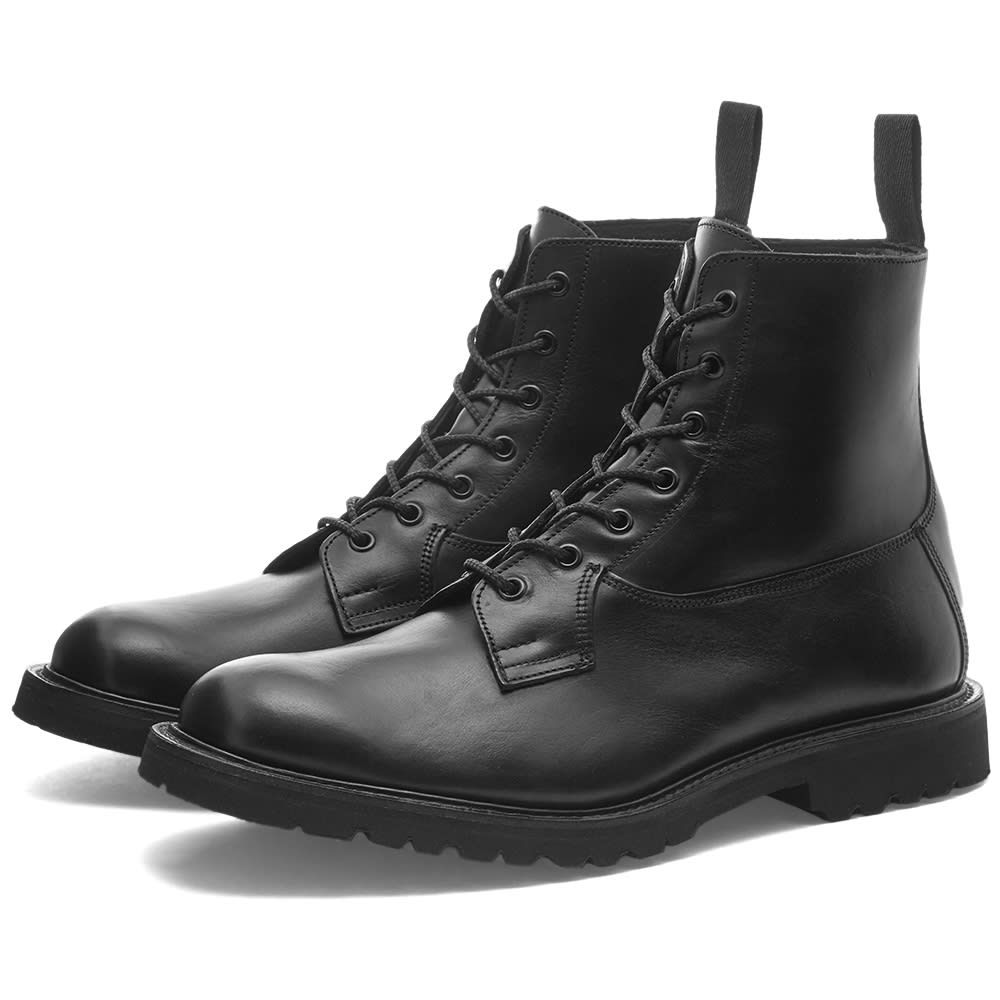 TKS Burford Boot Black Olivvia Leather Vi-lite Vibram Sole