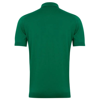 JSY ADRIAN Men Sea Island Cotton Shirt SS Scotch Green