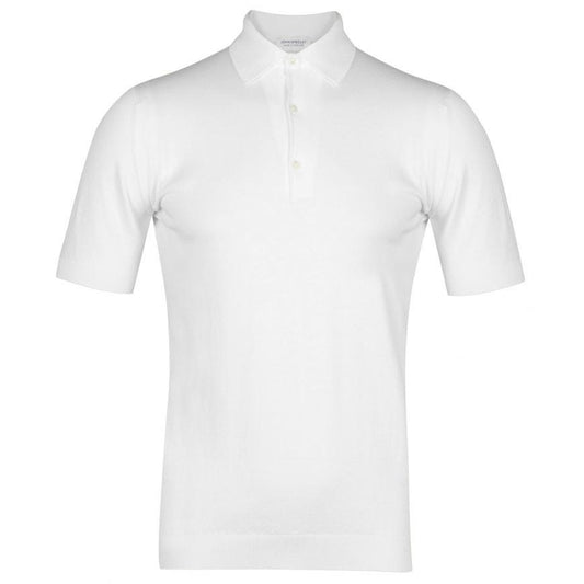 JSY ADRIAN Men Sea Island Cotton Shirt White