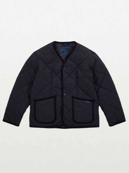 LVH BIG QUILT COLLARLESS Jacket Suffolk Navy