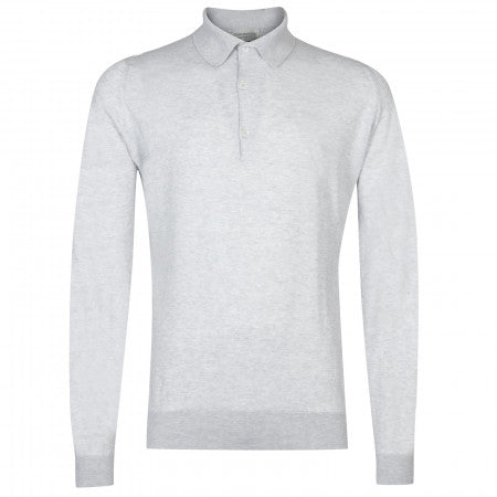 JSY BRADWELL Men Sea Island Cotton Shirt LS Feather Grey