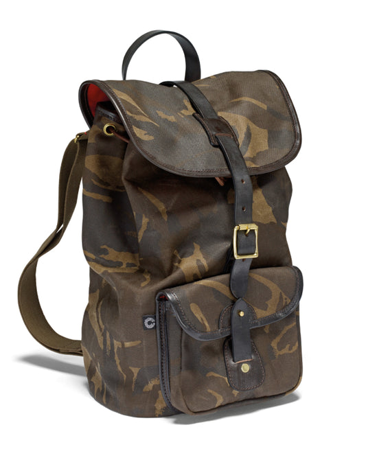 CRT CAMOUFLAGE Waxed Rucksack Draw String