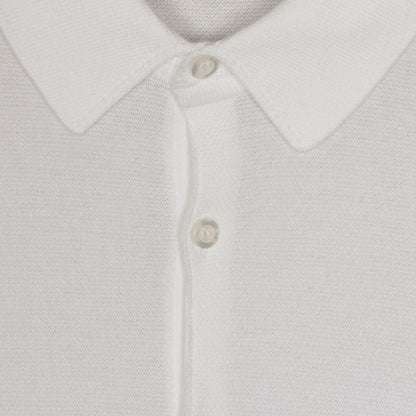 JSY ELSTON Men Sea Island Cotton Shirt LS Whte