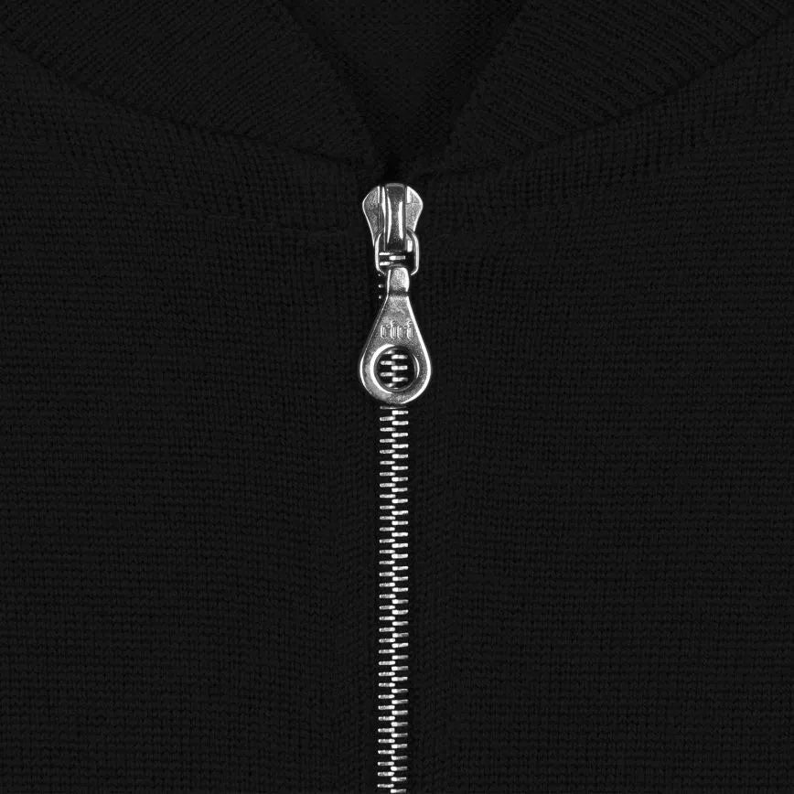 JSY MACLEAN Men Merino Zip Bomber Jacket Black