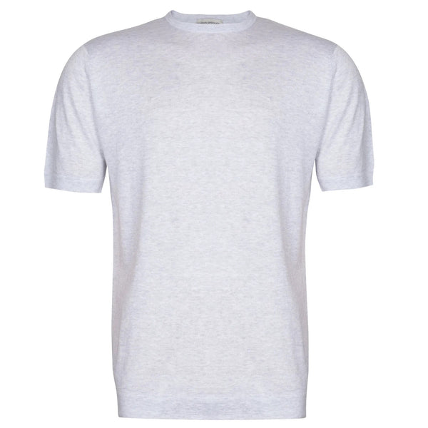 JSY BELDEN Men Sea Island Cotton T-Shirt CN SS Feather Grey