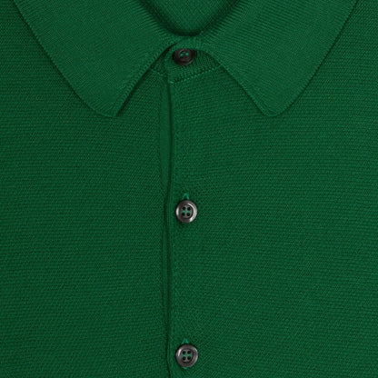 JSY ELSTON Men Sea Island Cotton Shirt LS Scotch Green