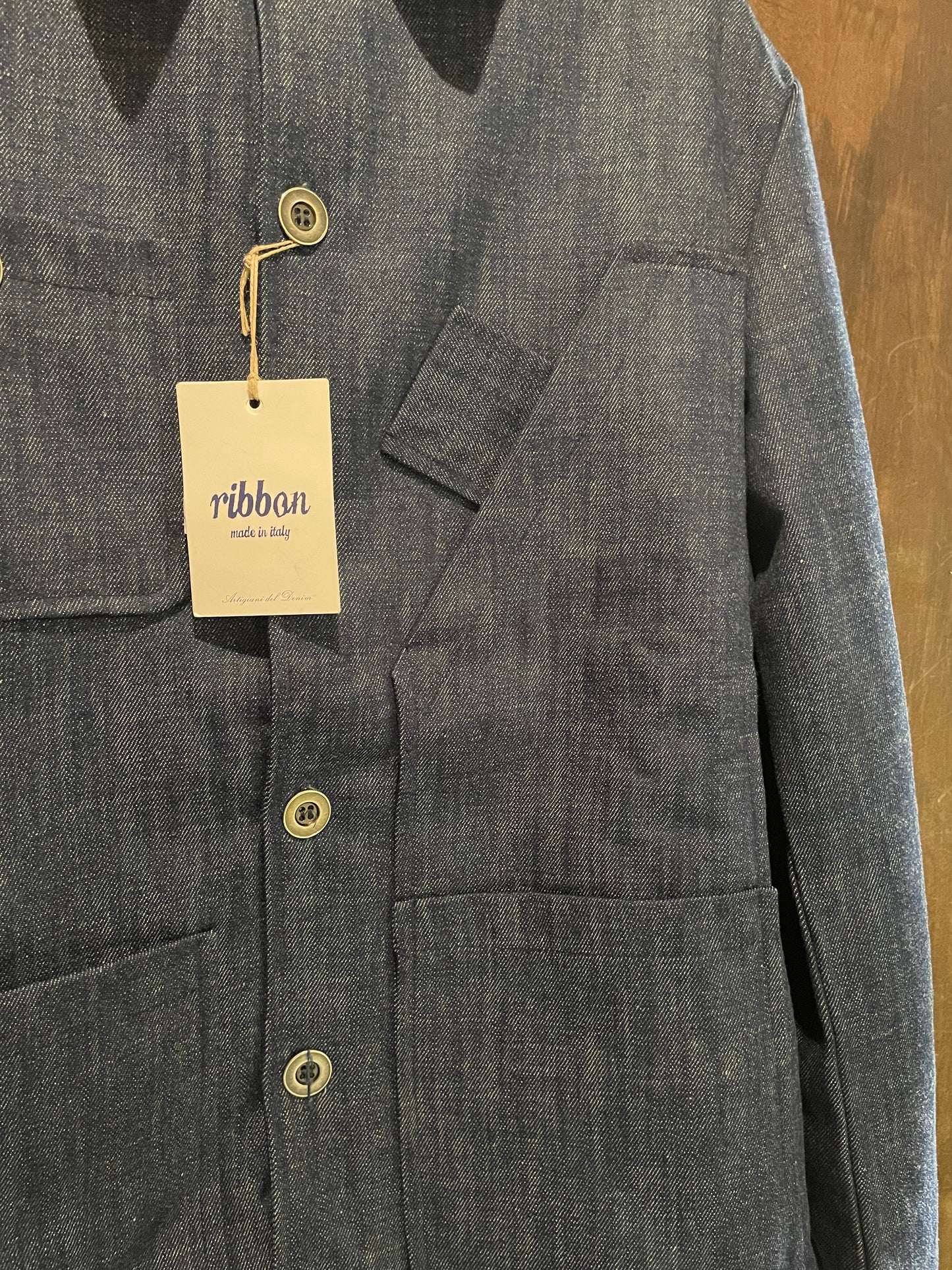 RBN Men's GIACCA Japanese Denim Jacket