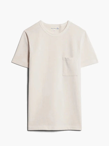 MZB Men's 215P Pocket T-shirt 8.6oz White