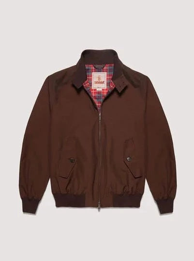 BRA G9 Classic Harrington Jacket Brown Cigar