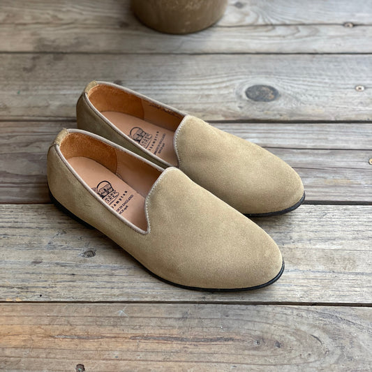 CNP DUKE Leather Sole Slipper Sand Suede