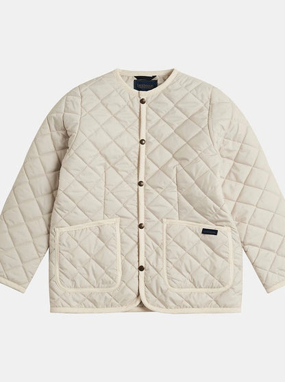 LVH Womens Lavenster Crew Neck Jacket Moonbeam Silver