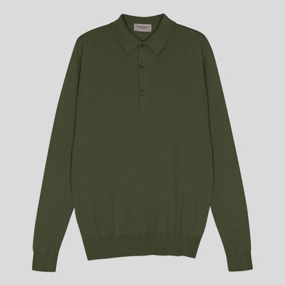 JSY BRADWELL Men Sea Island Cotton Shirt LS Palm
