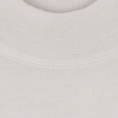 JSY HARCOURT Men Merino Wool Pullover MN LS Snow White