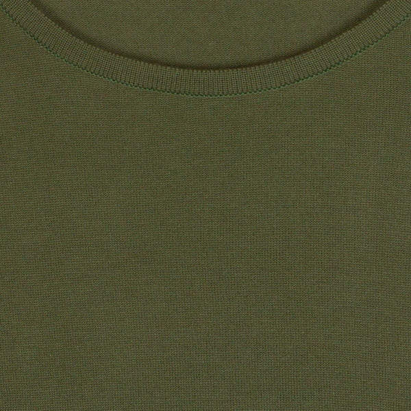 JSY BELDEN Men Sea Island Cotton T-Shirt CN SS Palm