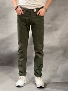 GBS Men's MASACCIO 6 Five Pockets Trousers Olive
