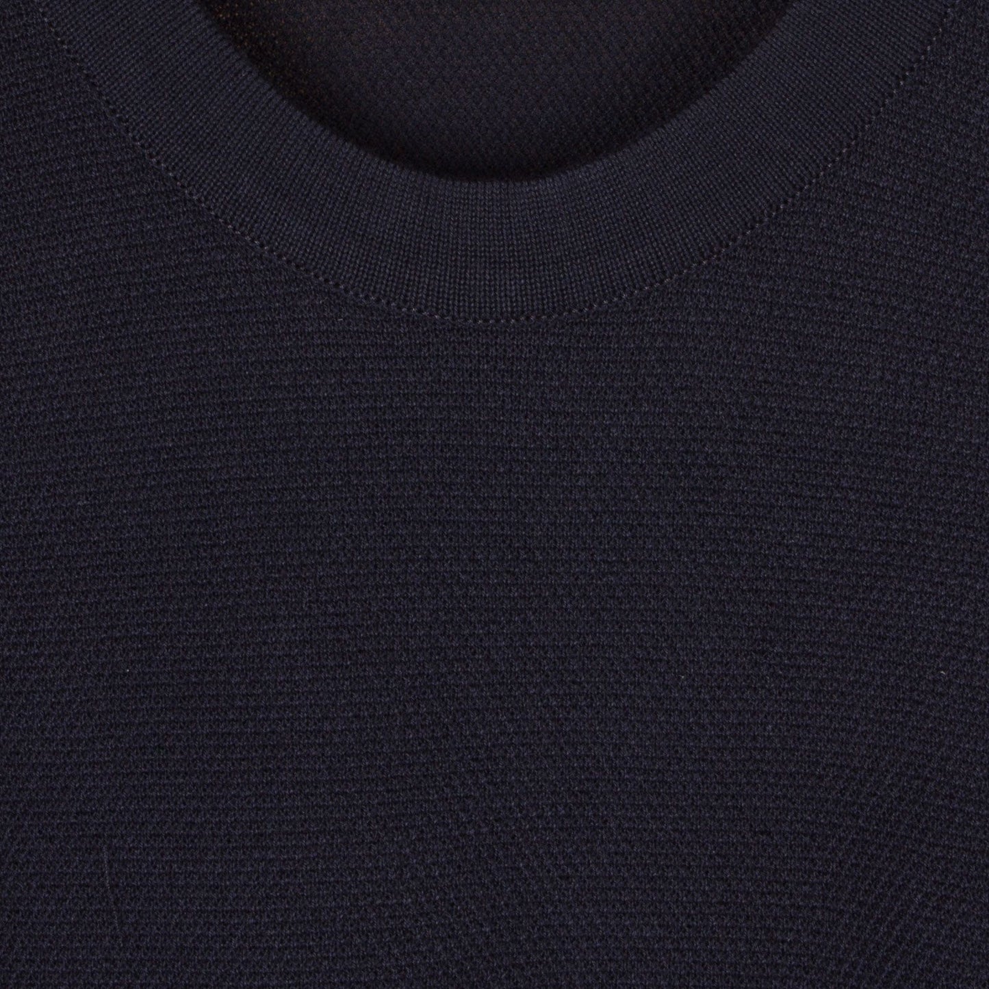 JSY Men Sea Island Cotton Pique T-shirt Navy
