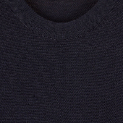 JSY Men Sea Island Cotton Pique T-shirt Navy