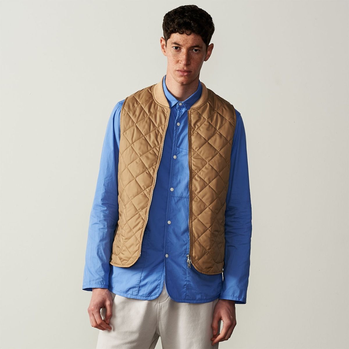 LVH BOMBER Lavenster Gilet Ochre