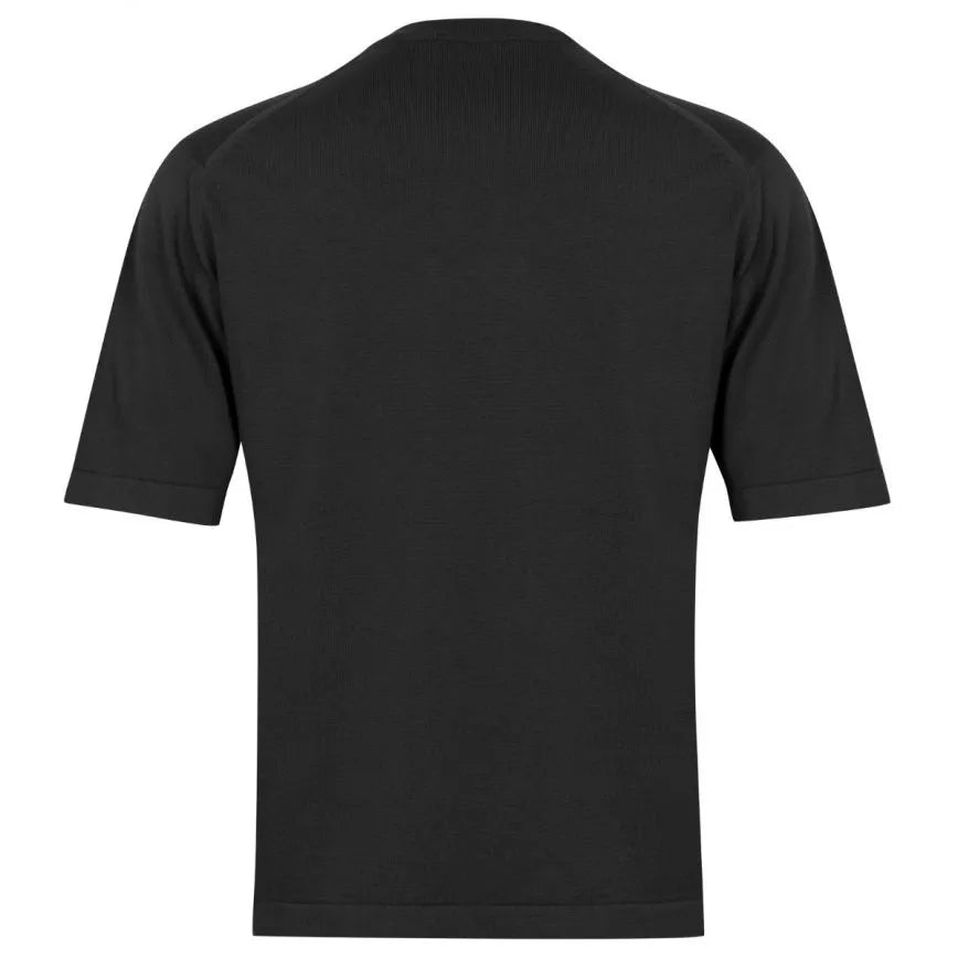 JSY TINDALL Men Sea Island Cotton T-Shirt Black